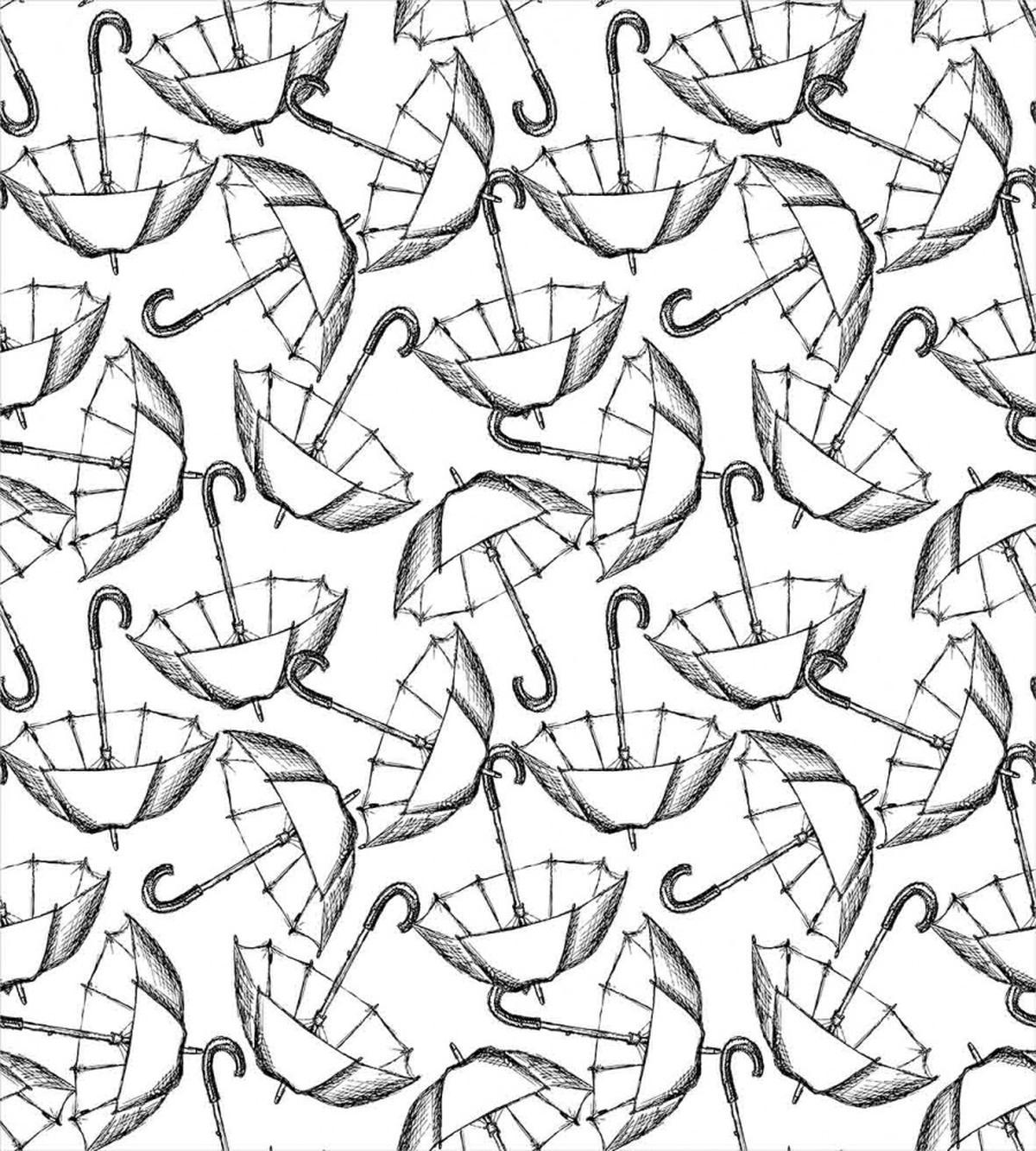 Sketch of Umbrellas — Pattern