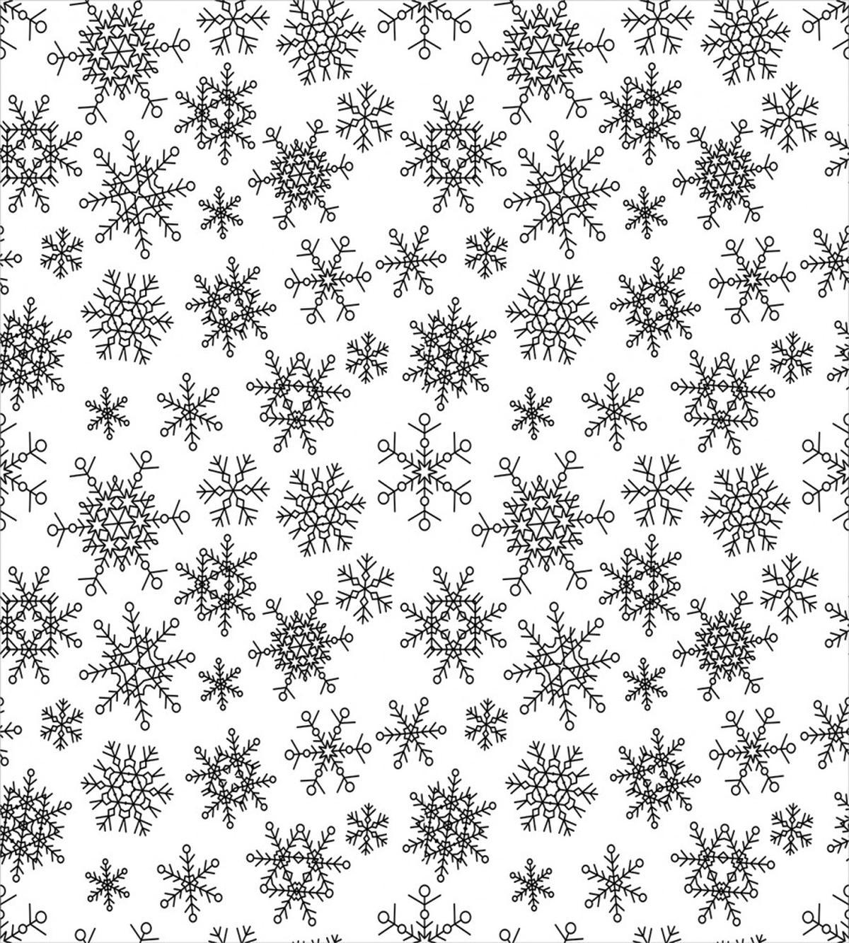 Line Winter Motifs — Pattern