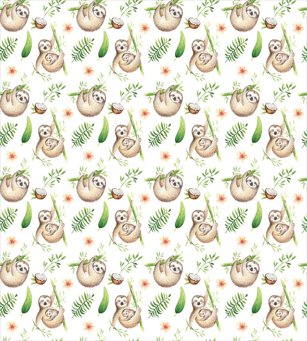 Mother Baby and Flowers — Pattern