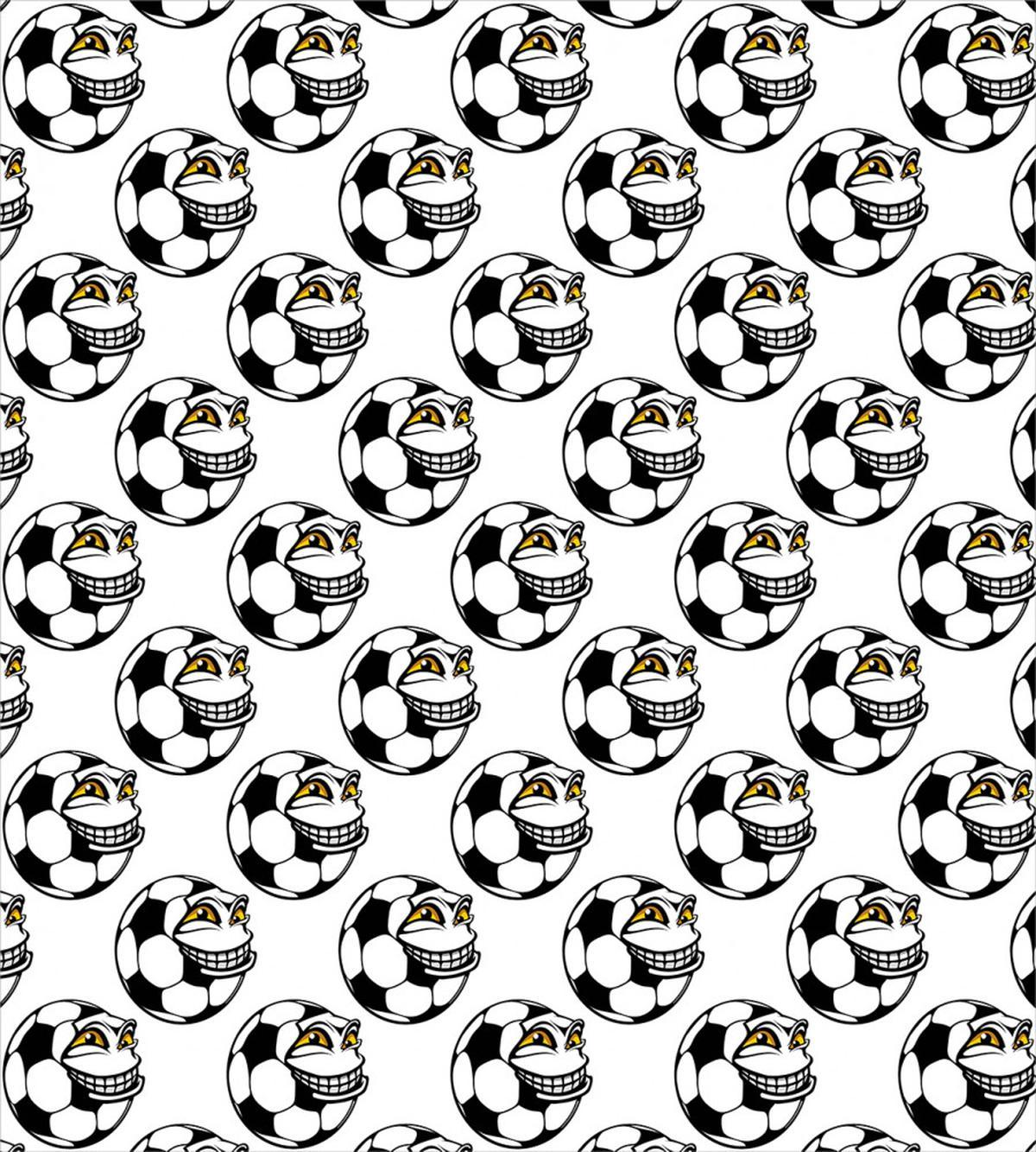 Cartoon Funny Mascot — Pattern