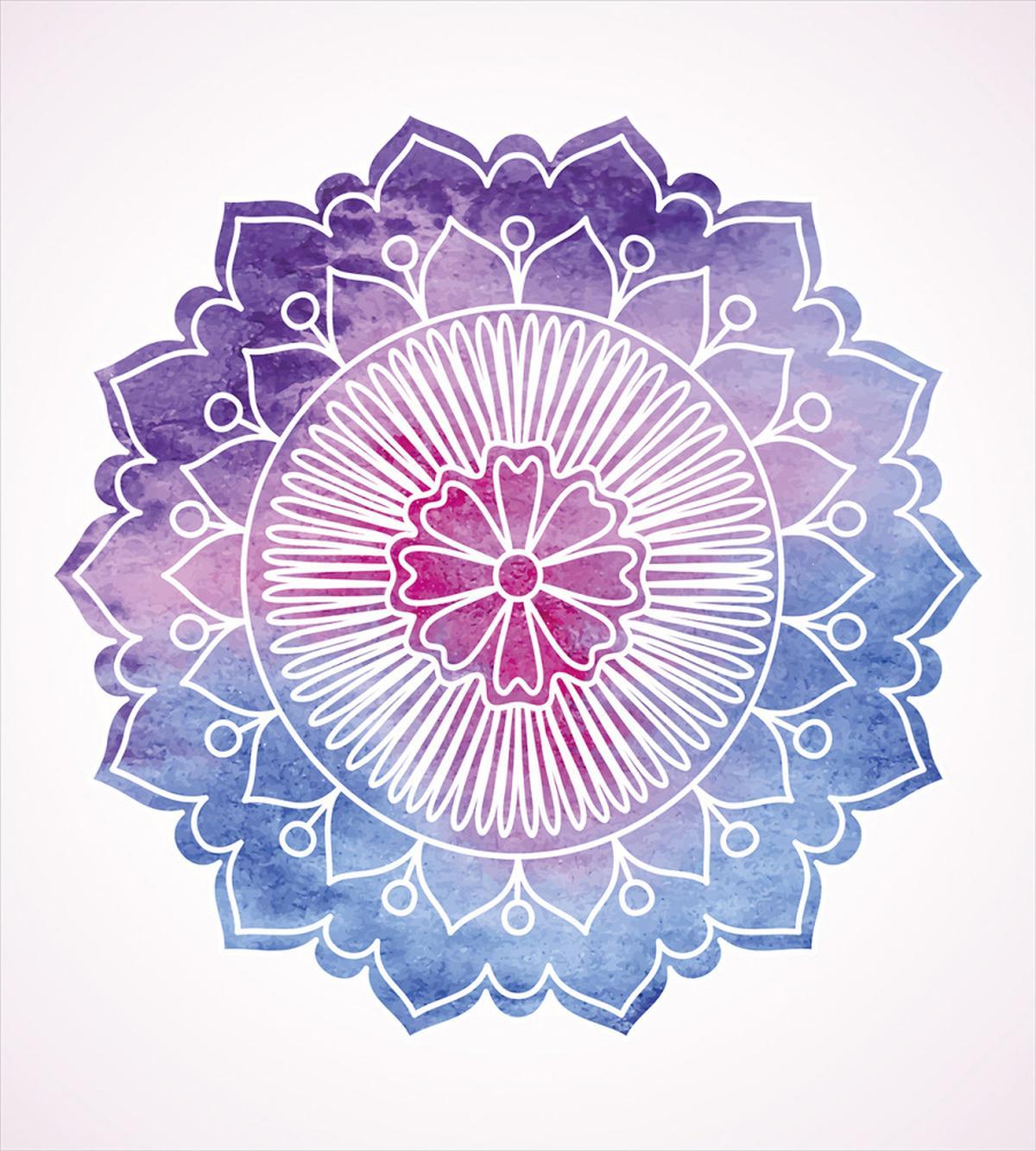 Boho Blossom Watercolor — Pattern