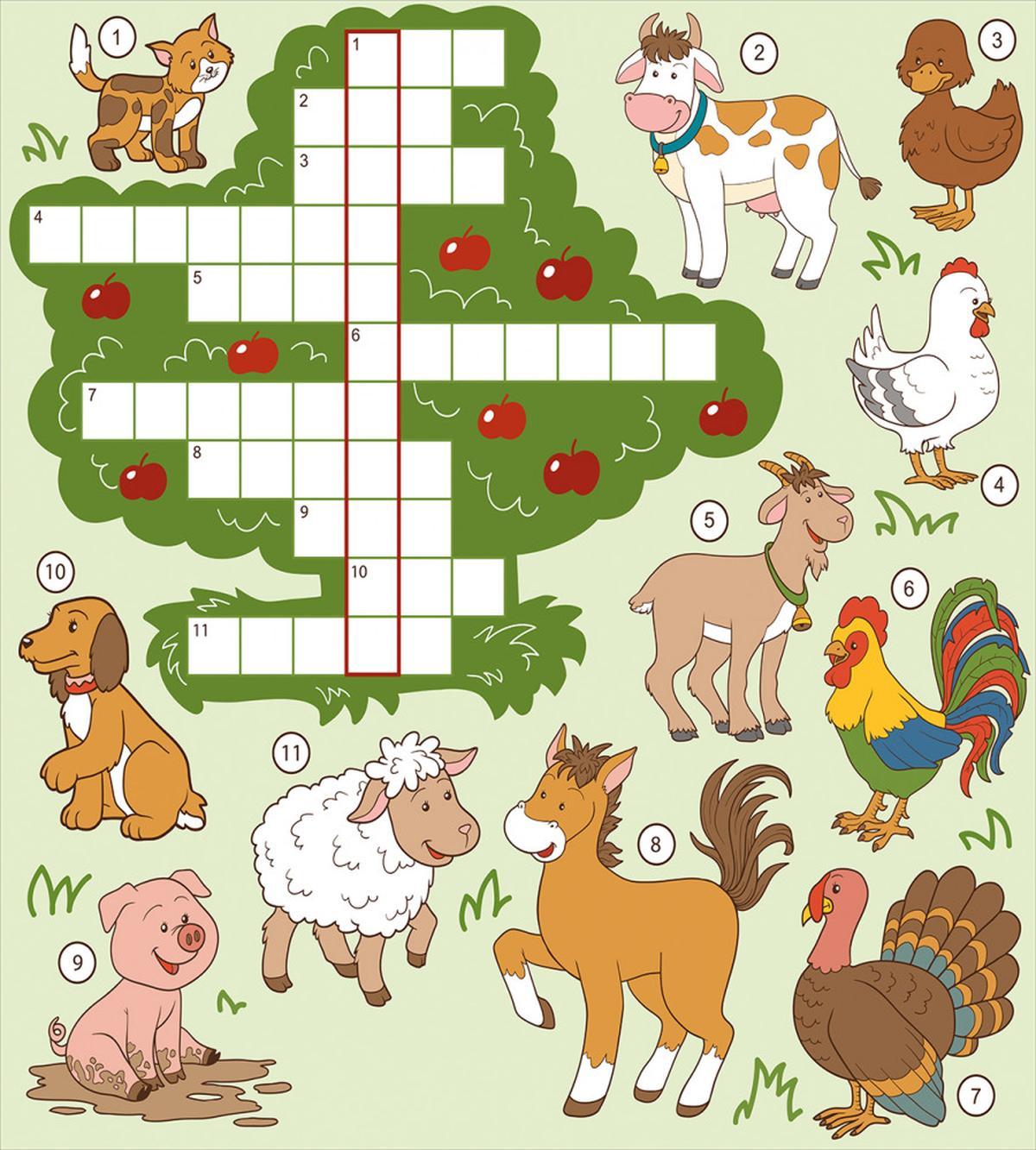 Farm Animals — Pattern