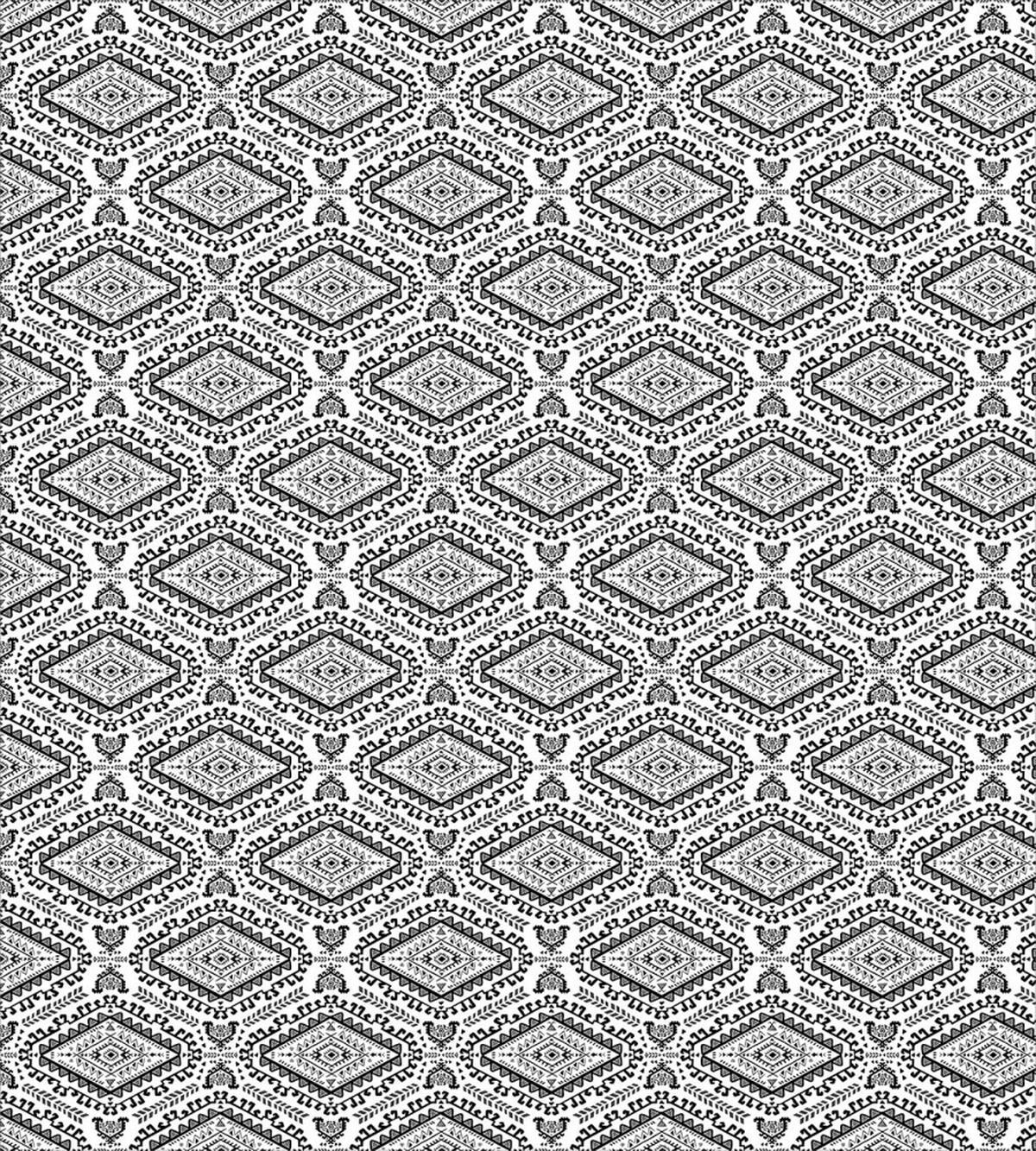 Monochrome Tribal Art — Pattern