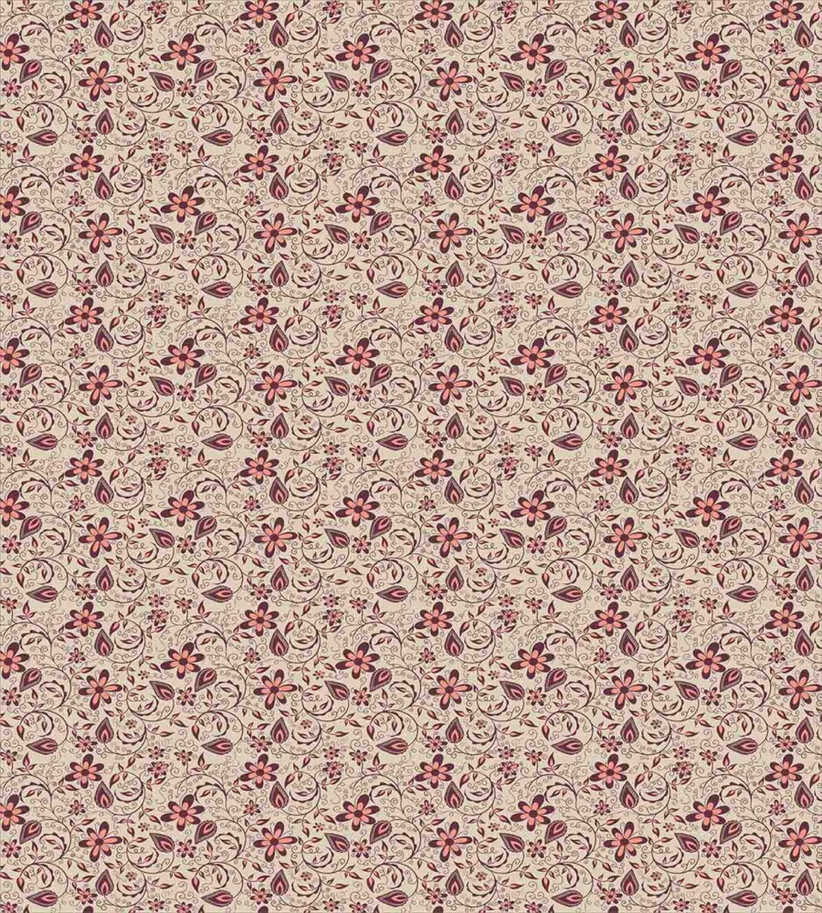 Retro Ornate Blossoms — Pattern
