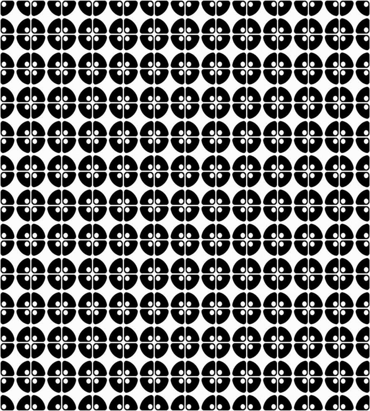 Modern Circles with Dots — Pattern