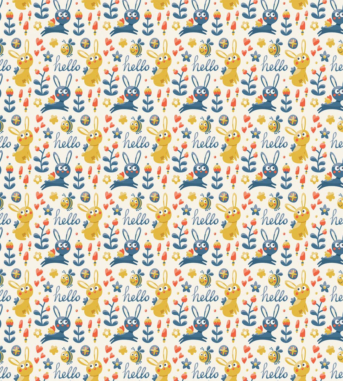 Bunny and Bee Hello — Pattern