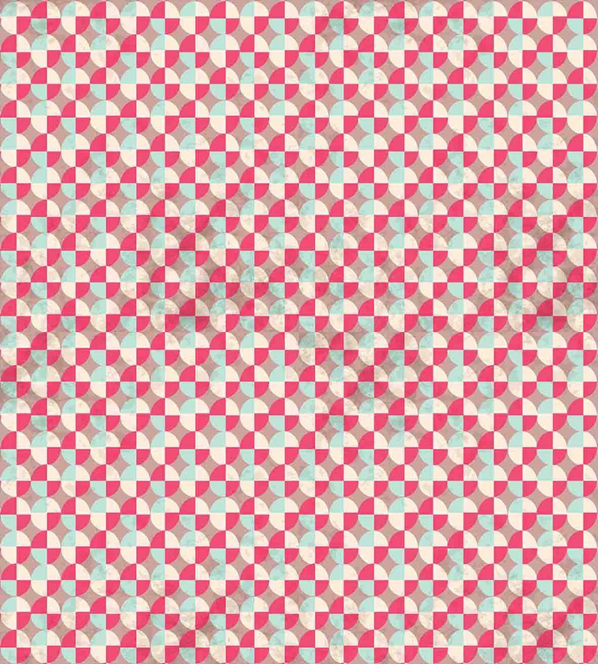 Retro Tile of Circles — Pattern