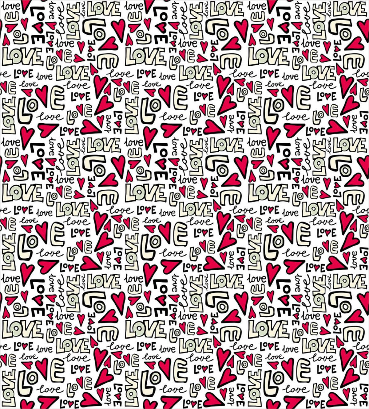 Graffiti Words Romantic — Pattern