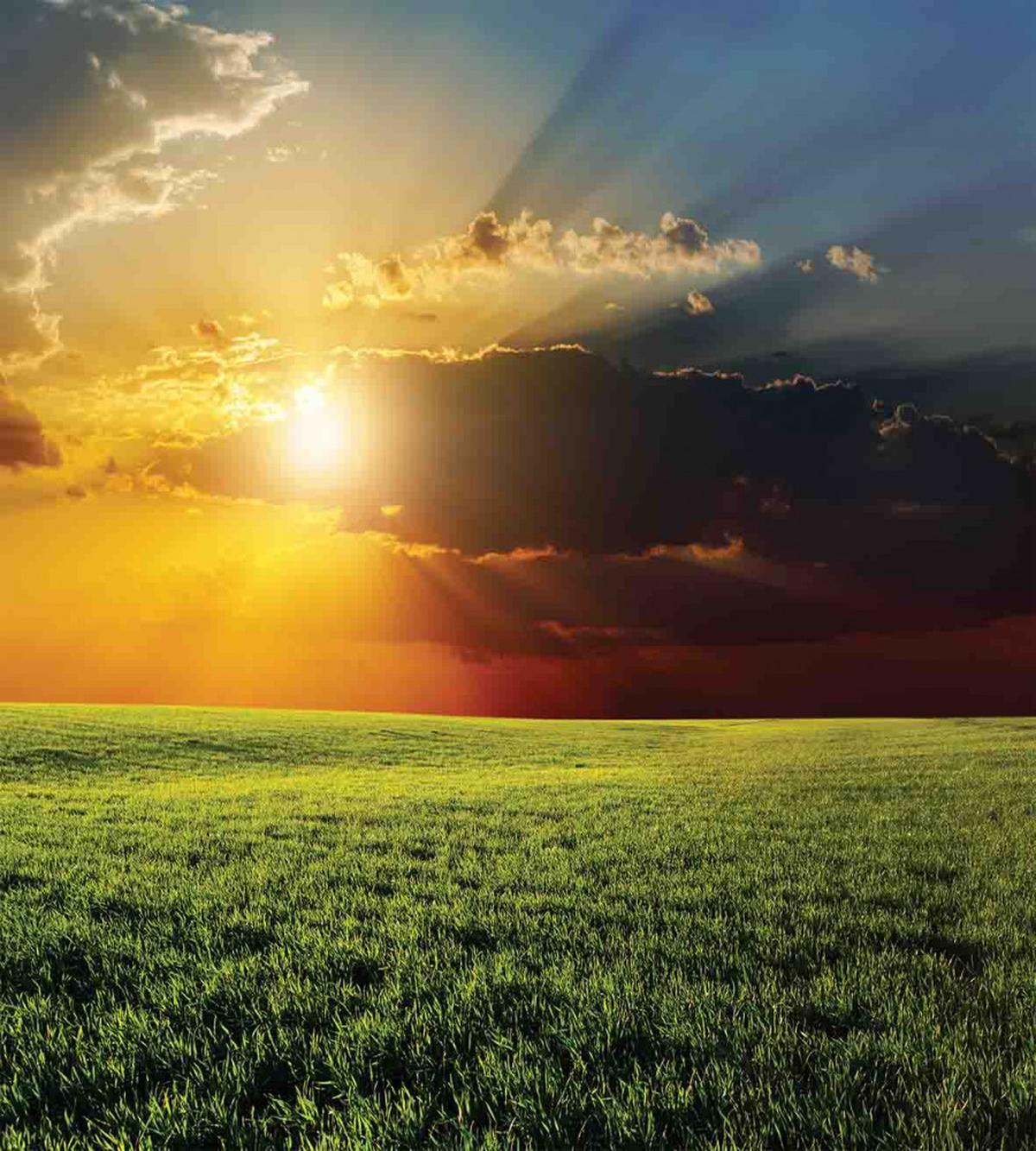 Dark Clouds Sunset — Pattern