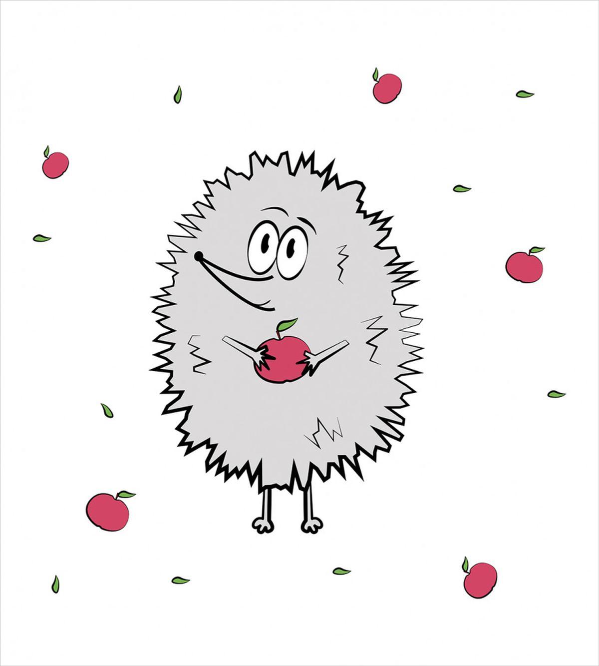 Happy Mammal Apples — Pattern