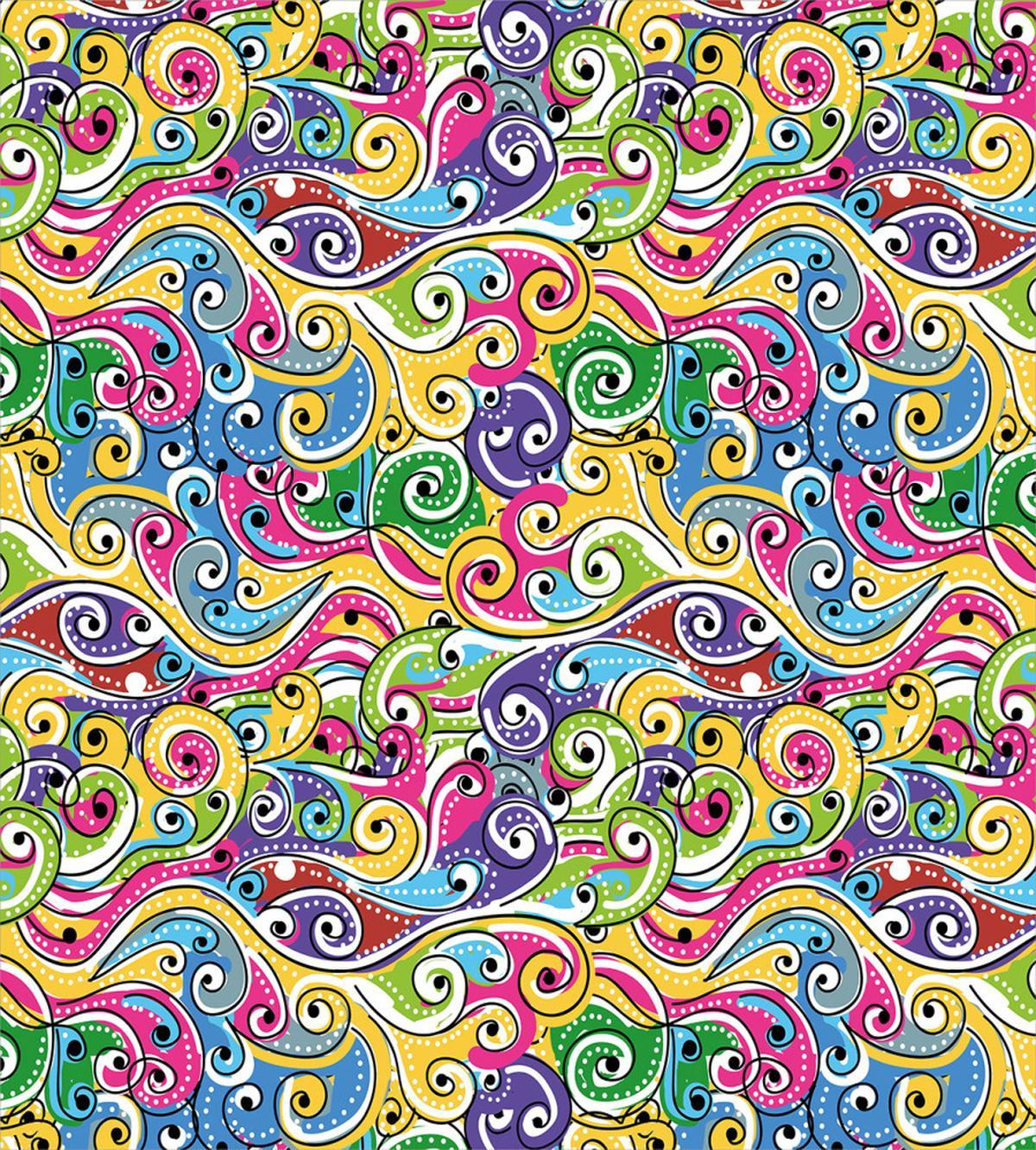 Funky Doodle Summer Art — Pattern