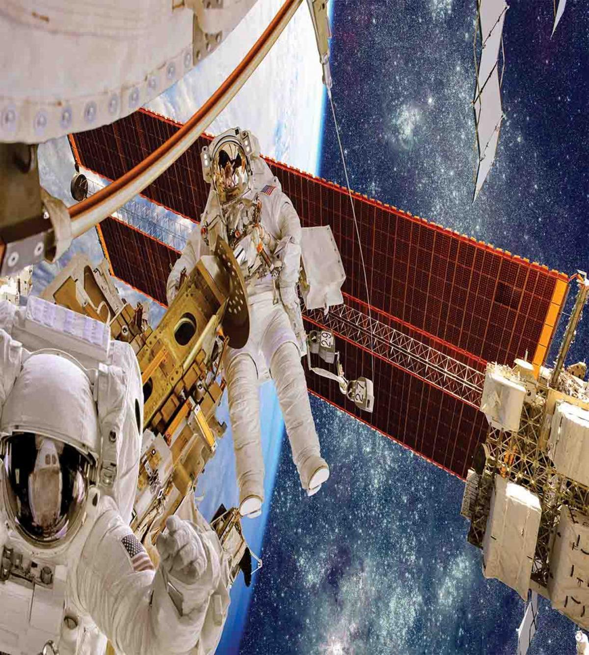 Space Station Planet — Pattern
