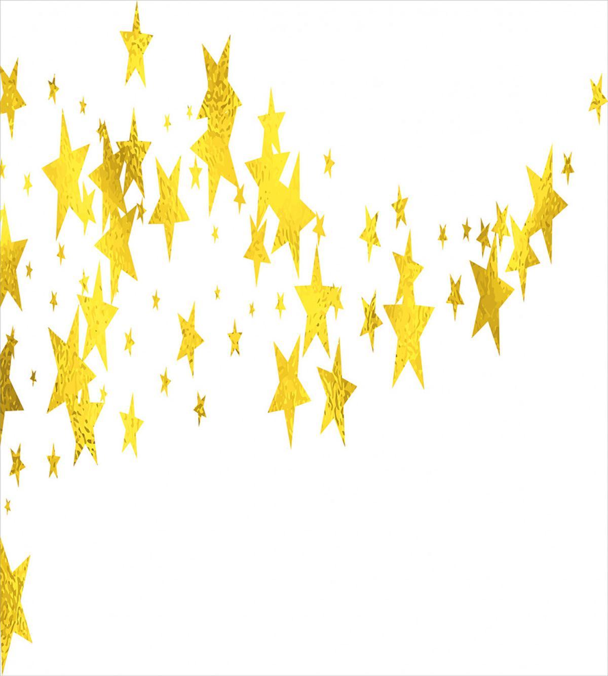 Yellow Shade Modern Stars — Pattern