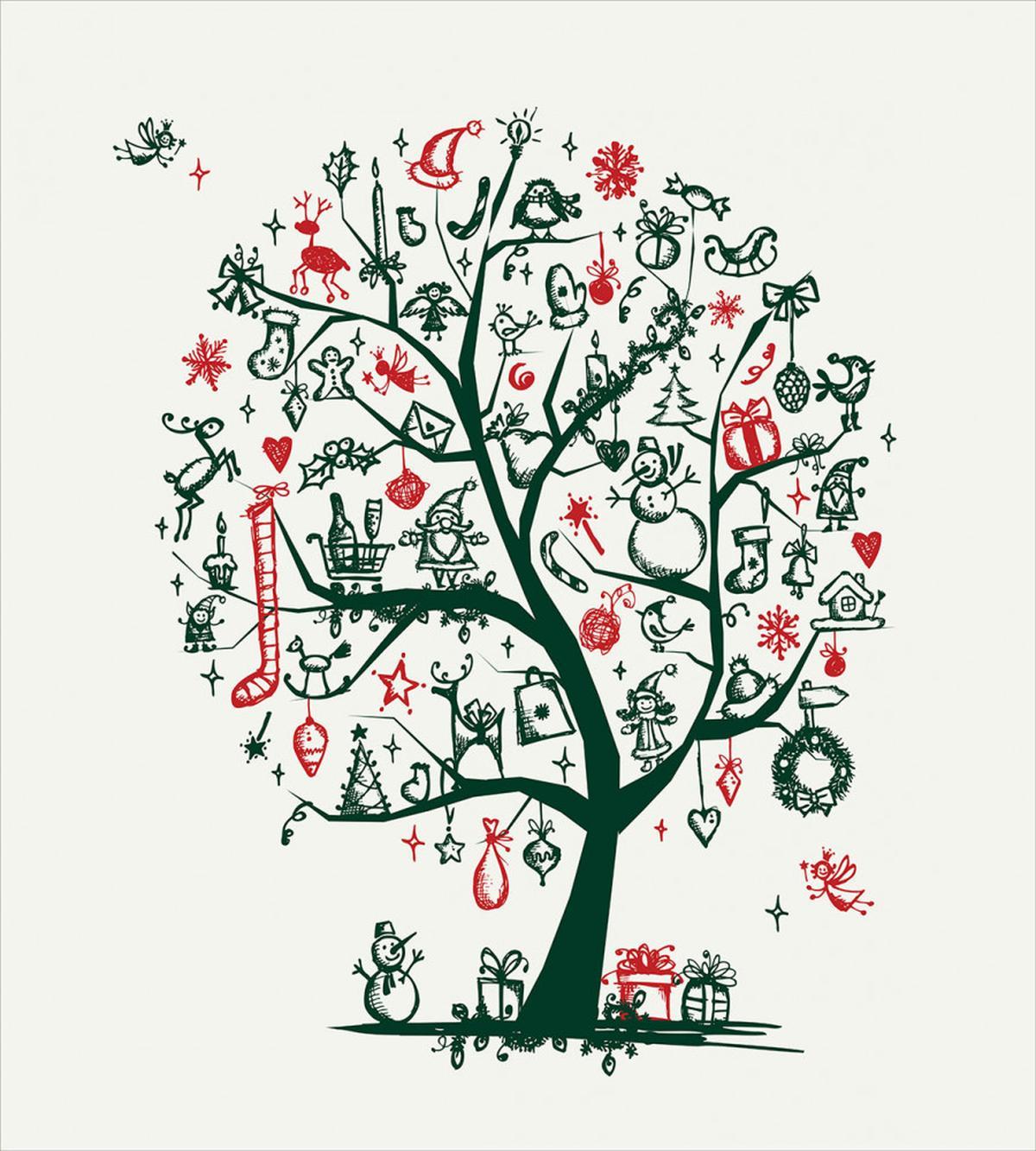 Tree Ornaments Gifts — Pattern