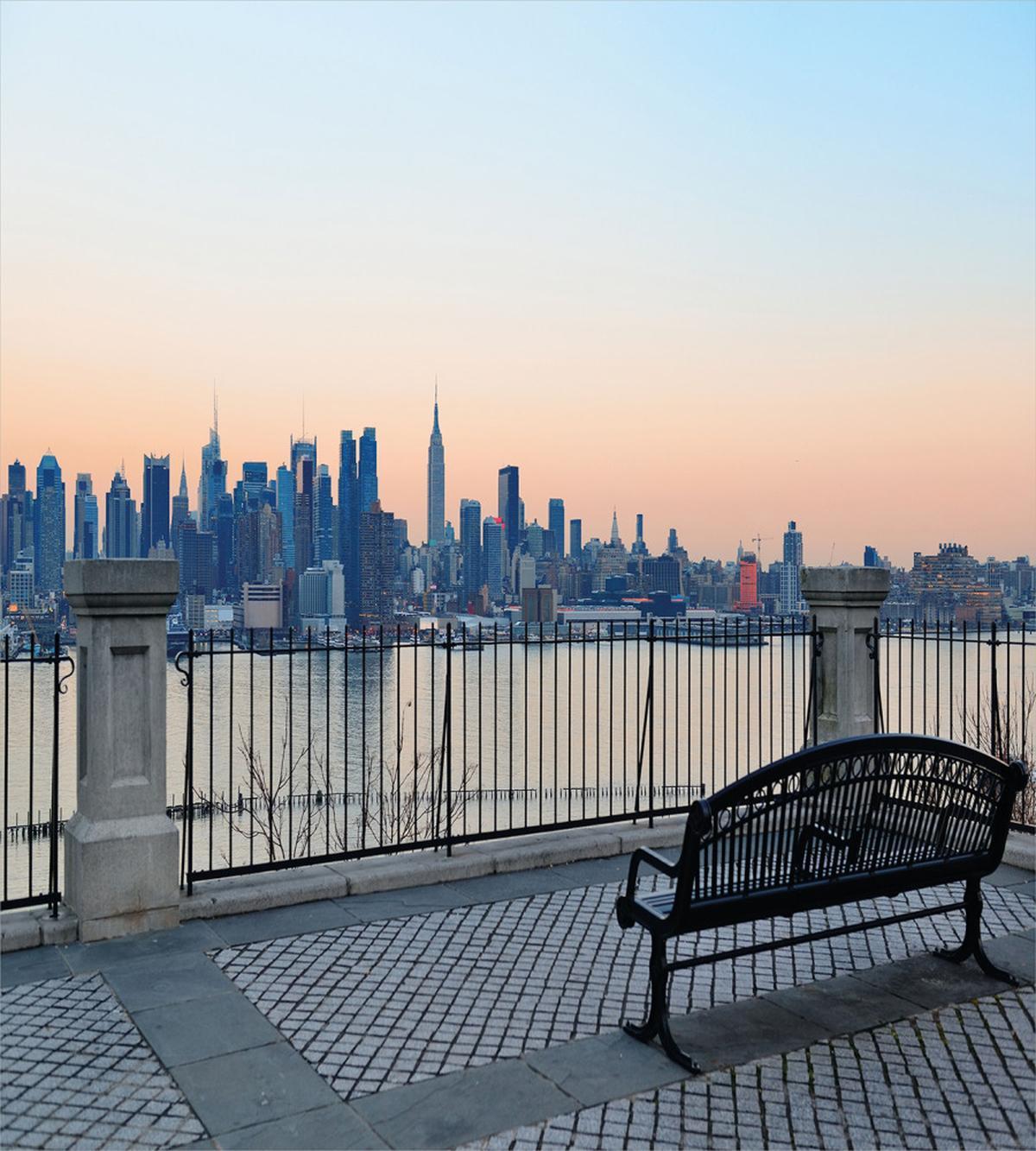 Bench in New York City — Pattern
