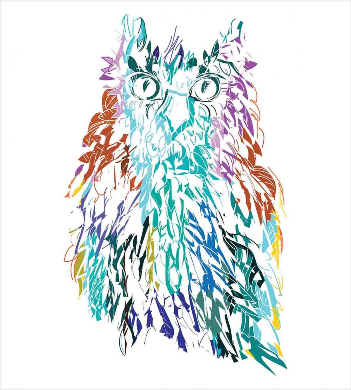 Feathers Eyes Vision — Pattern