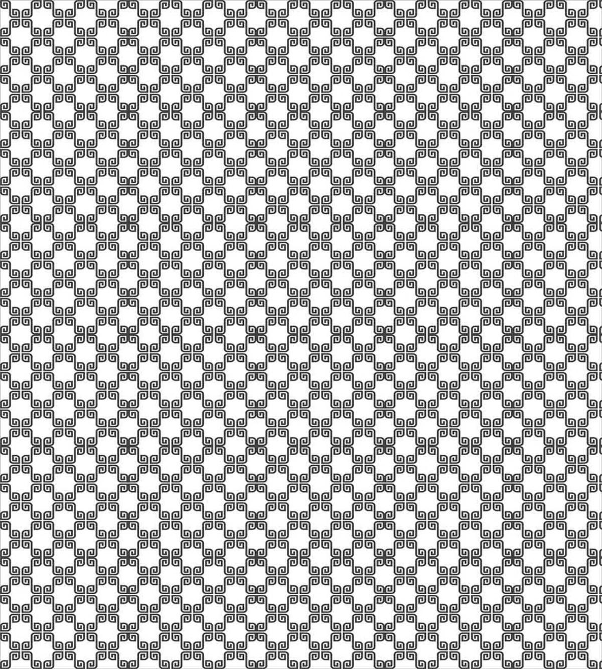 Curved Lines Mosaic — Pattern