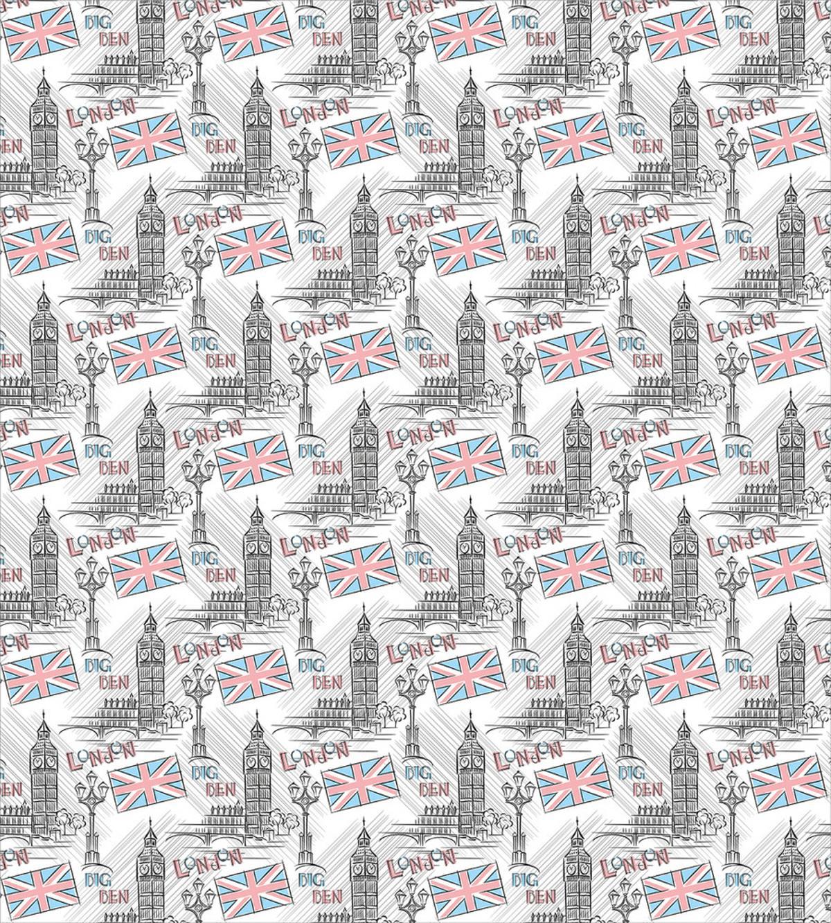 Famous Big Ben Sketchy — Pattern
