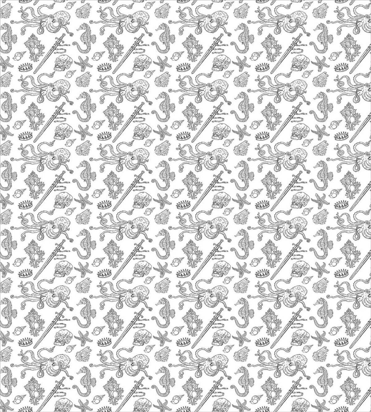 Aquatic Starfish — Pattern