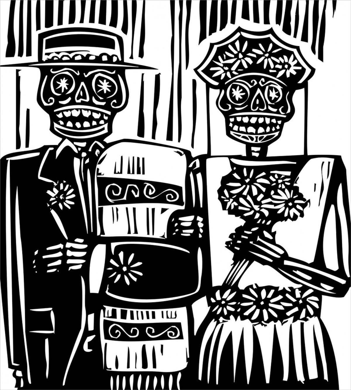 Bride and Groom — Pattern