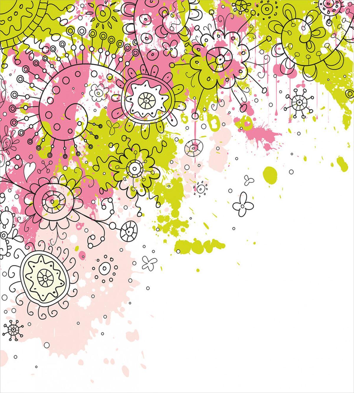 Sketchy Floral Details — Pattern