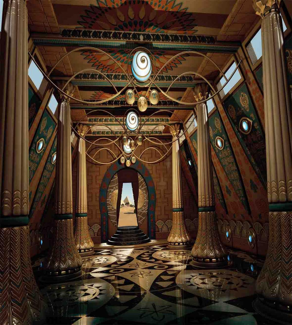 Interior Building 3D Syle — Pattern