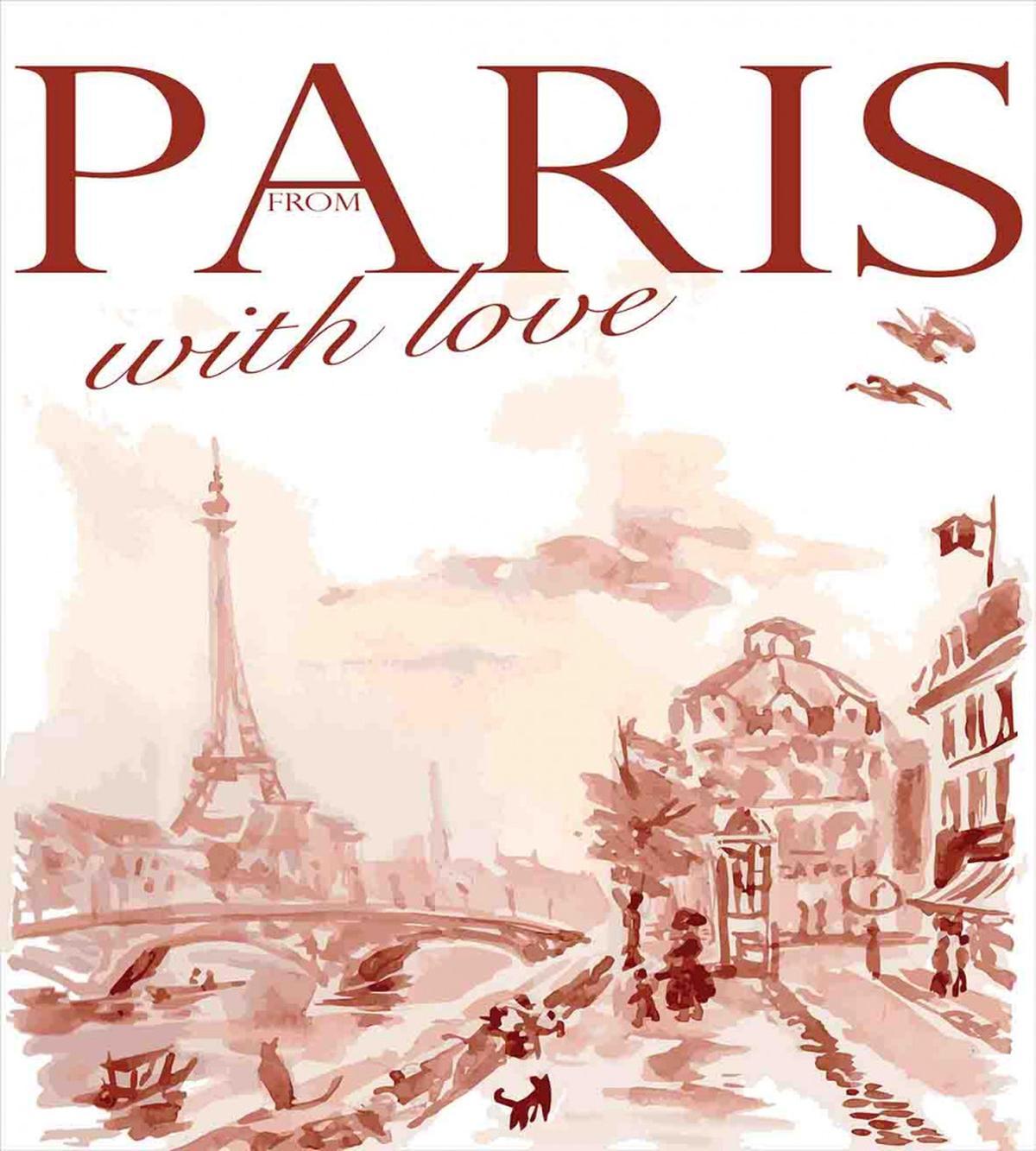 Vintage Watercolor Paris — Pattern