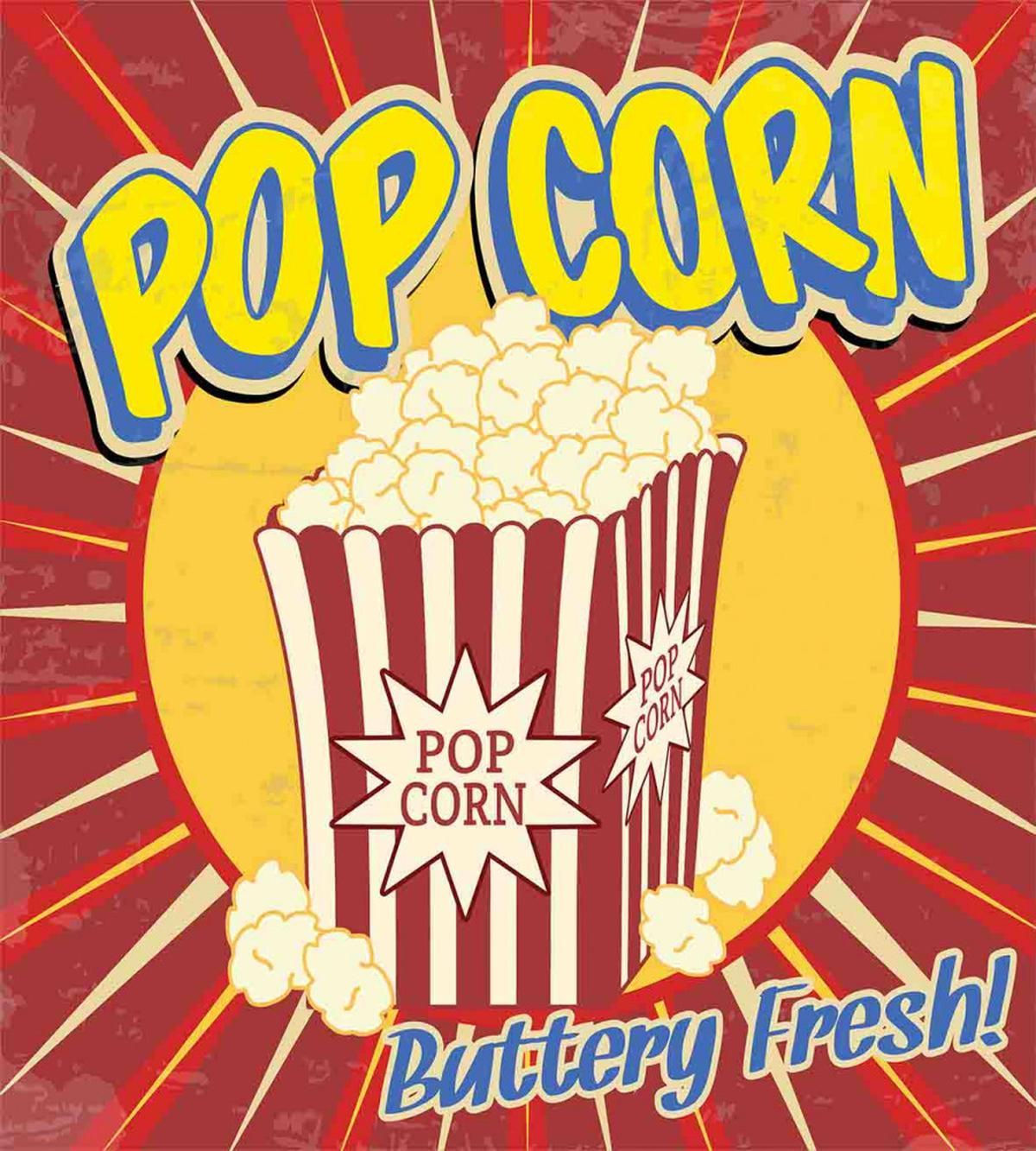 Pop Corn Movie Snack — Pattern