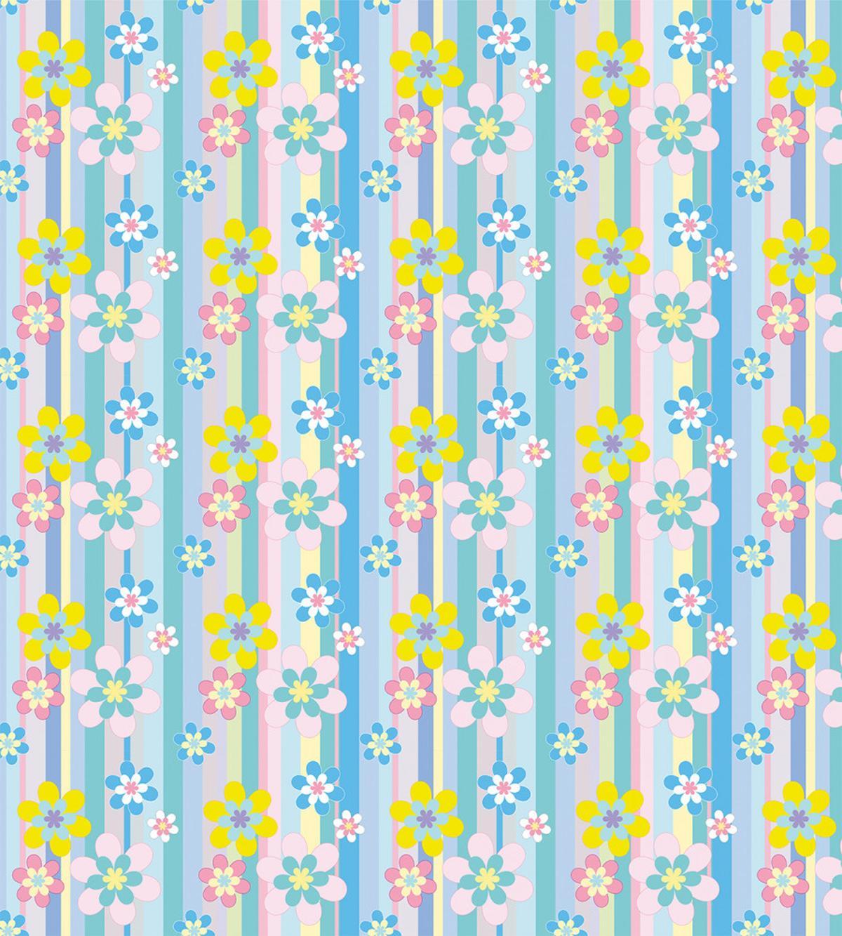 Abstract Spring Daisies — Pattern