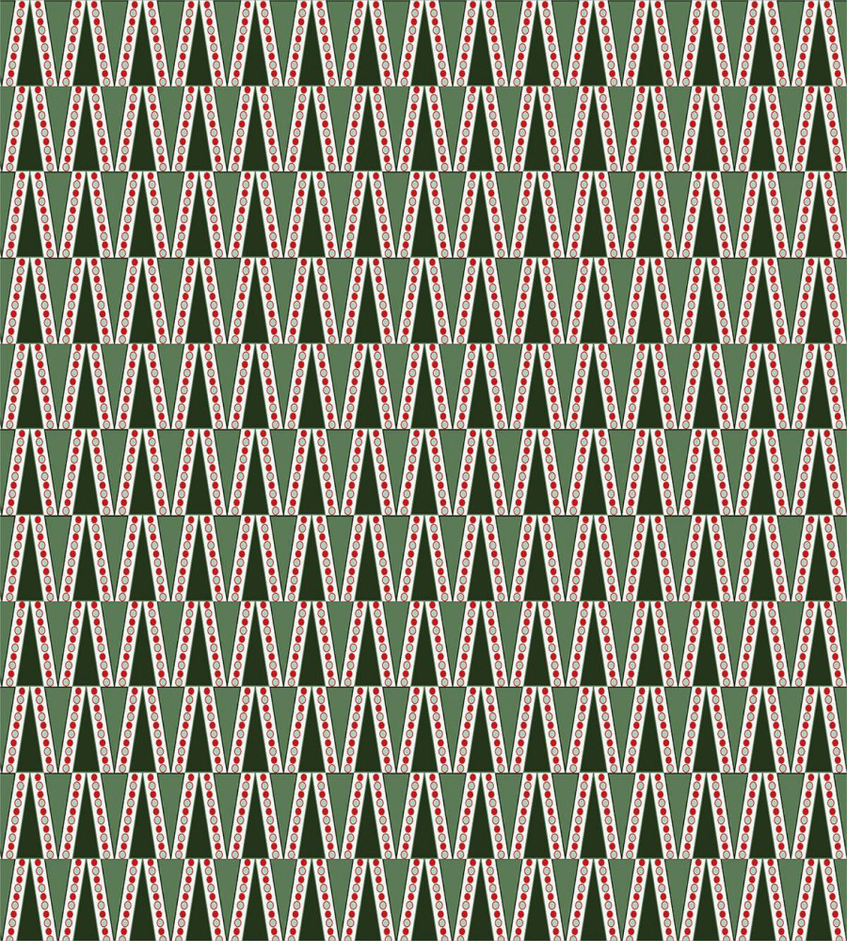 Ornamental Triangles — Pattern