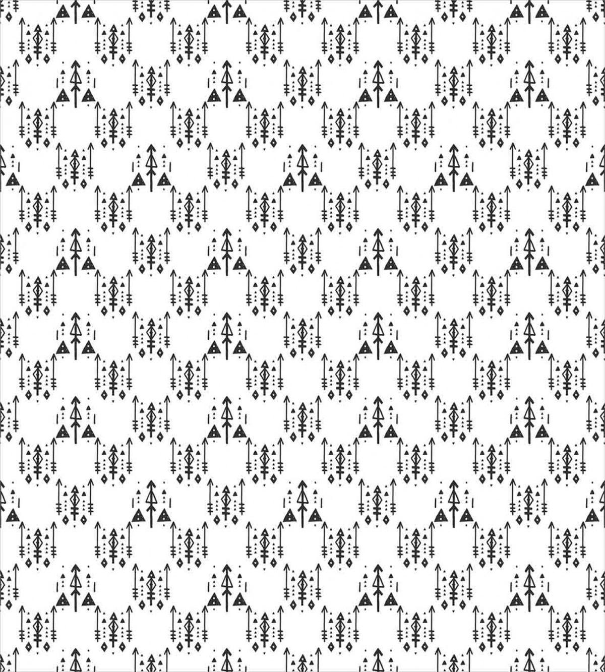Arrows Black and White — Pattern