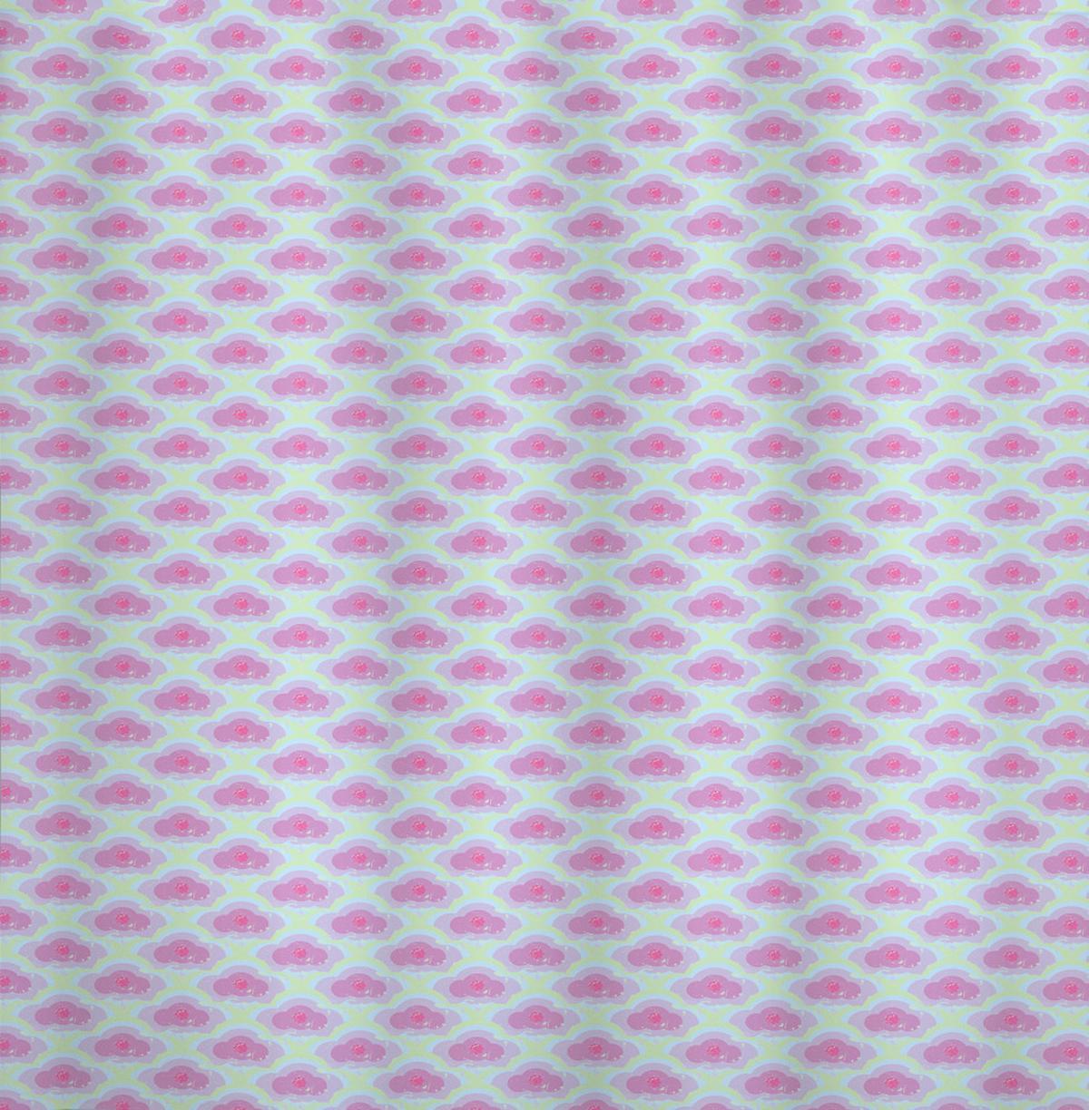 Grunge Colorful Clouds — Pattern