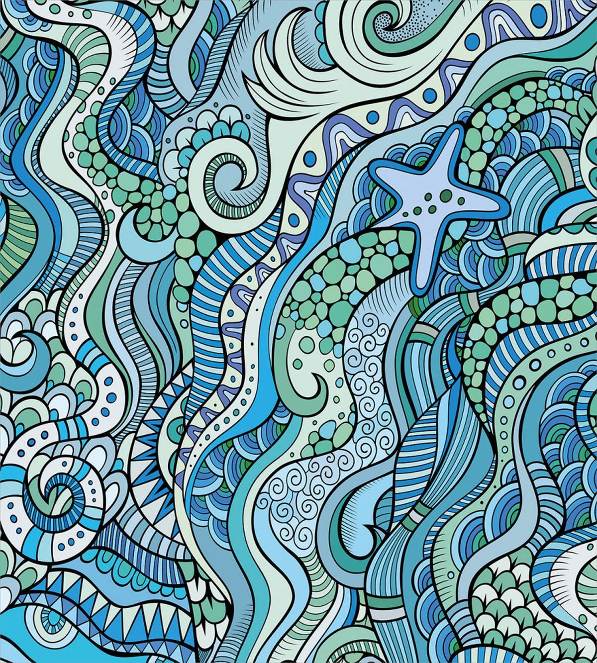 Underwater Wildlife Ethnic — Pattern