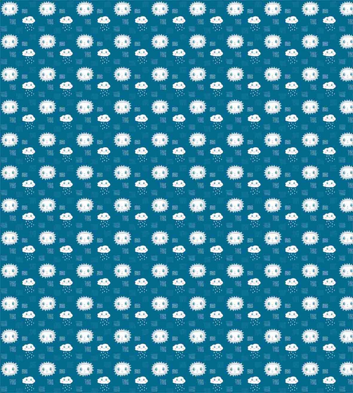 Faces Clouds Rain — Pattern