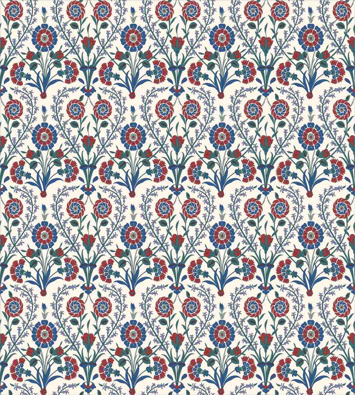 Old Floral Leaf Ornament — Pattern