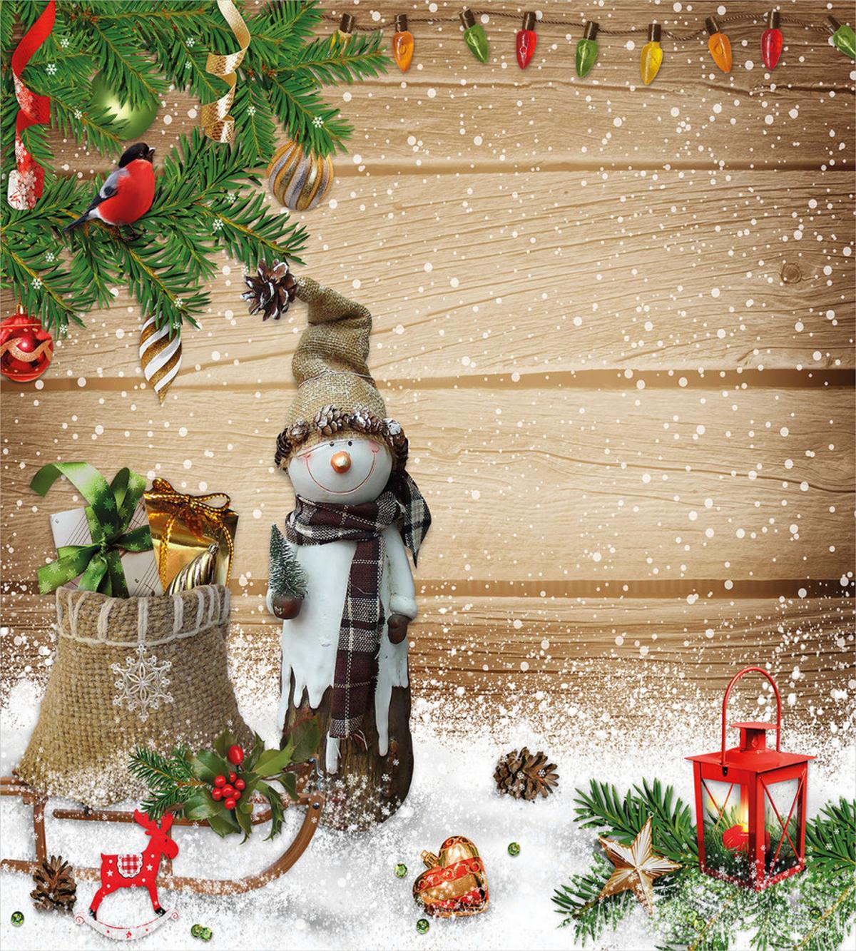 Snowman in the Garden — Pattern