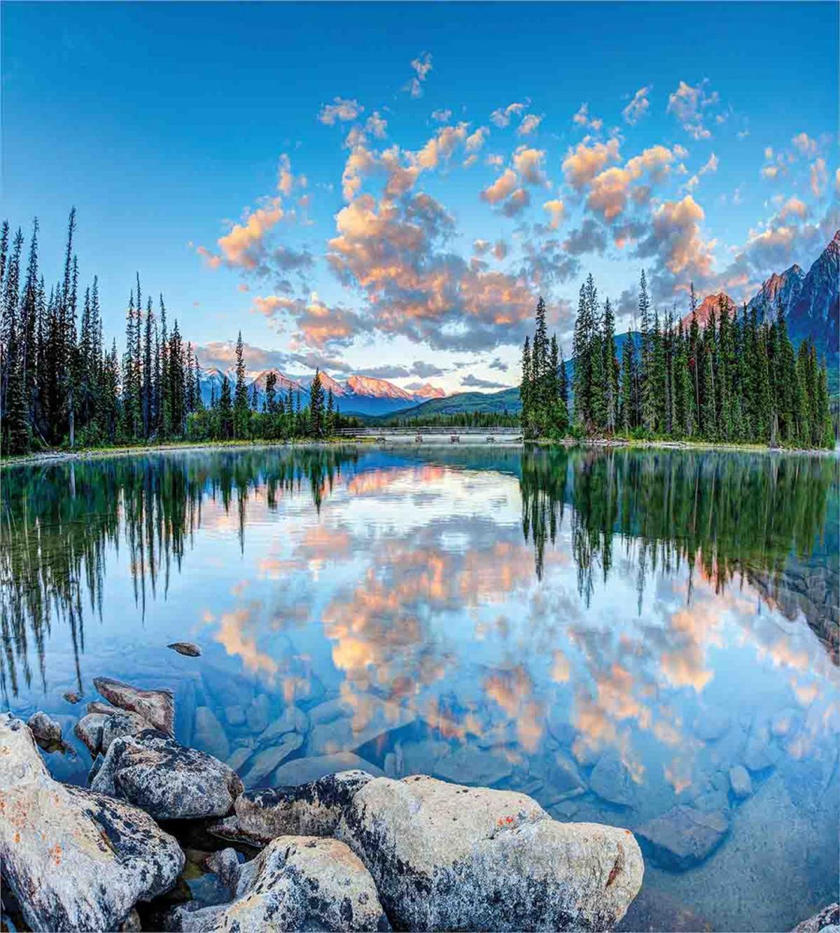 Golden Sunrise Scenery — Pattern