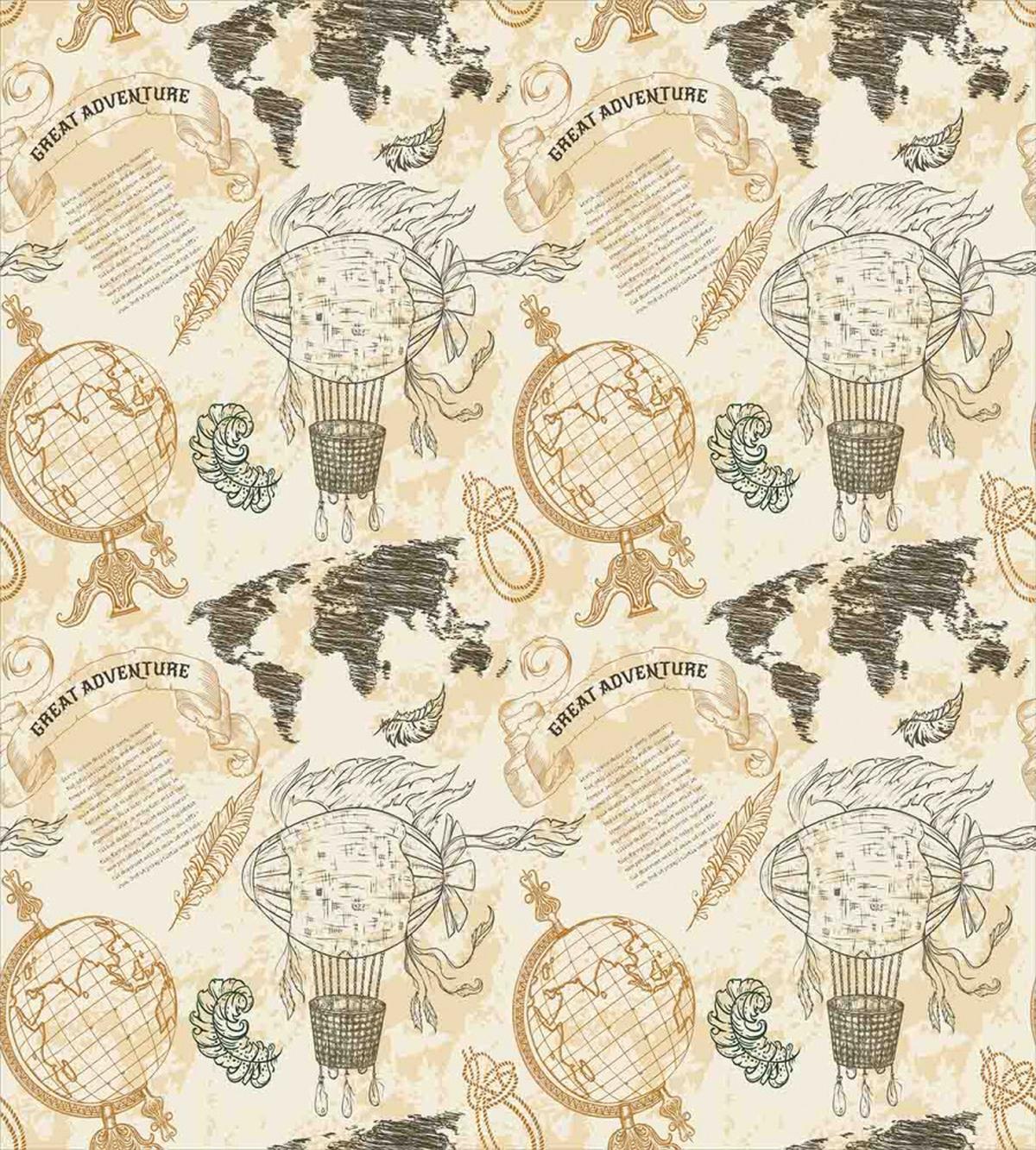 Vintage Globe Rope — Pattern