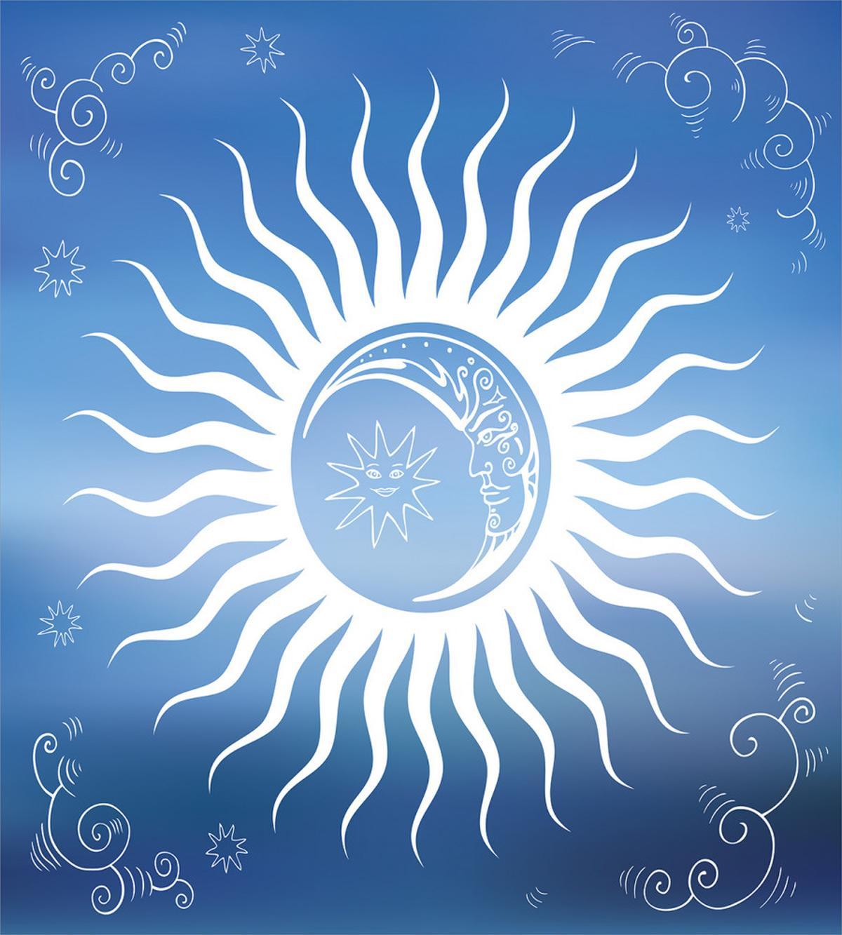 Crescent Moon Curlicues — Pattern