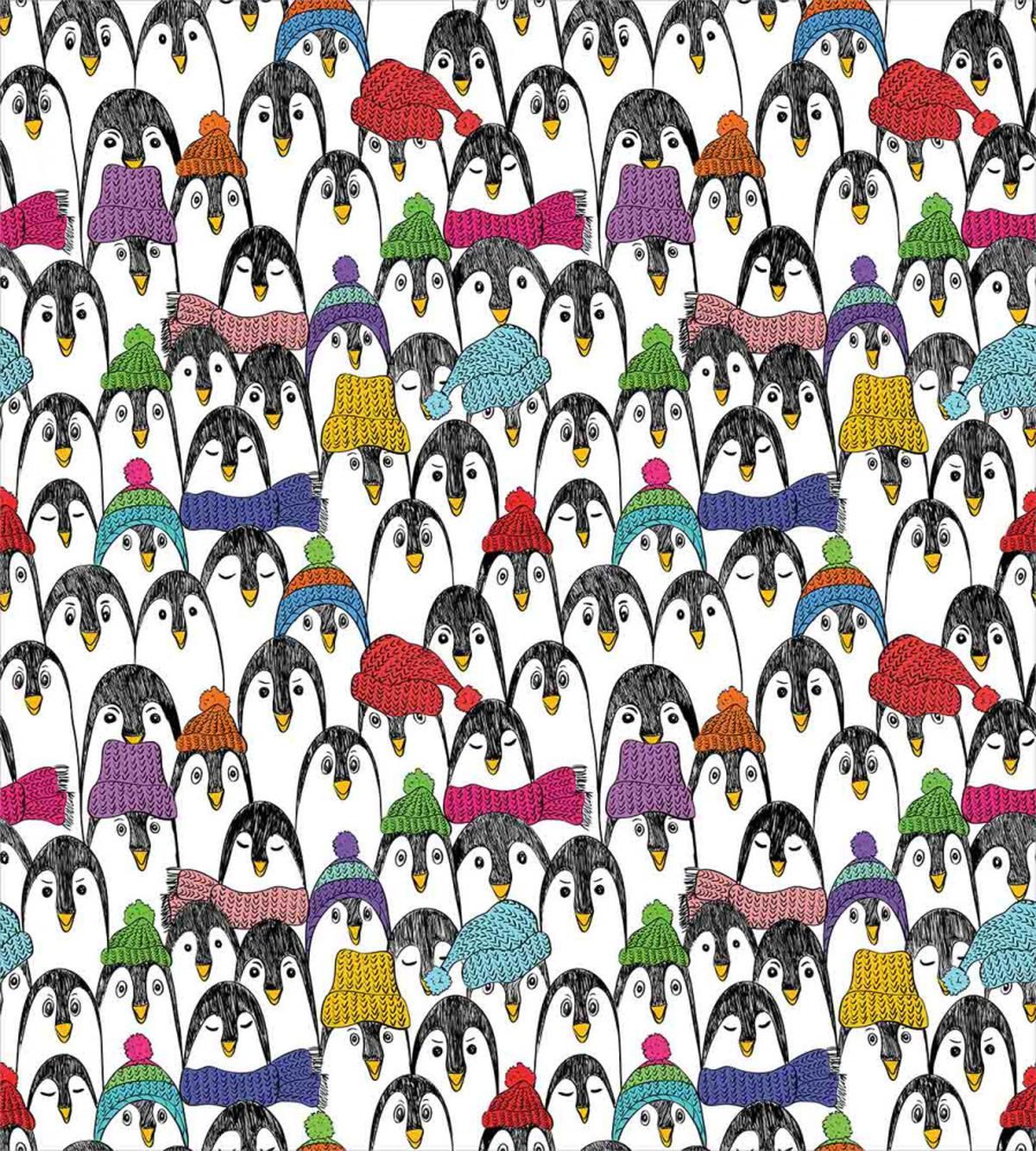 Winter Cartoon Animal — Pattern