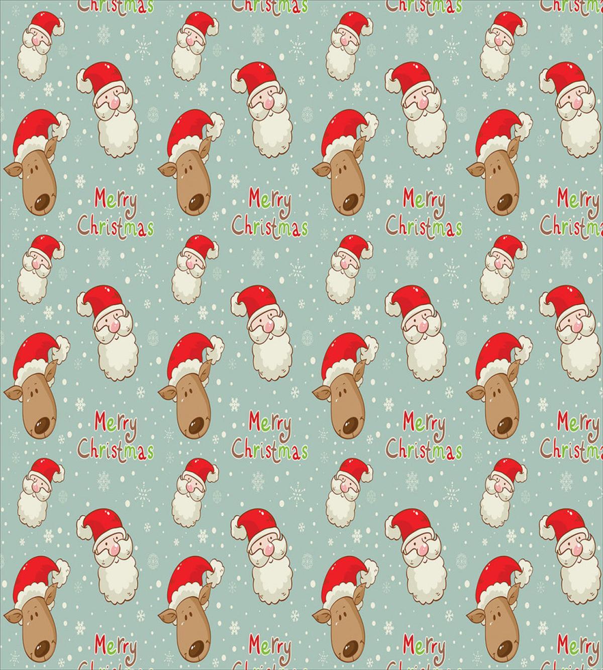 Santa Deer Vintage — Pattern