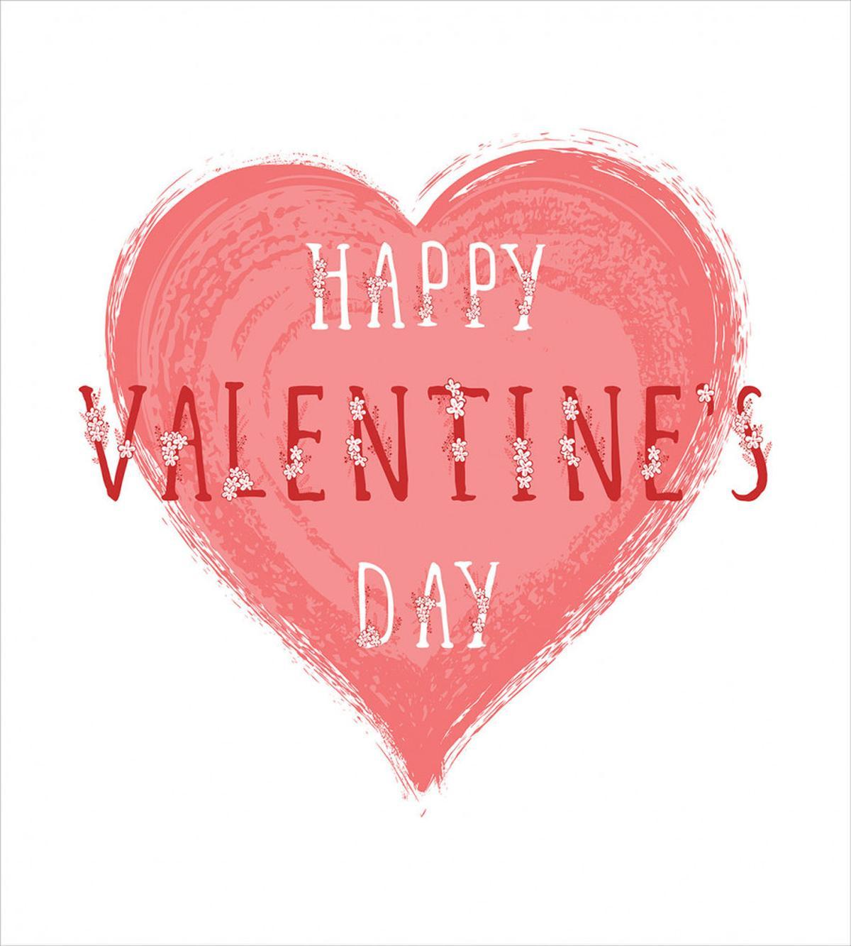 Floral Love Words — Pattern