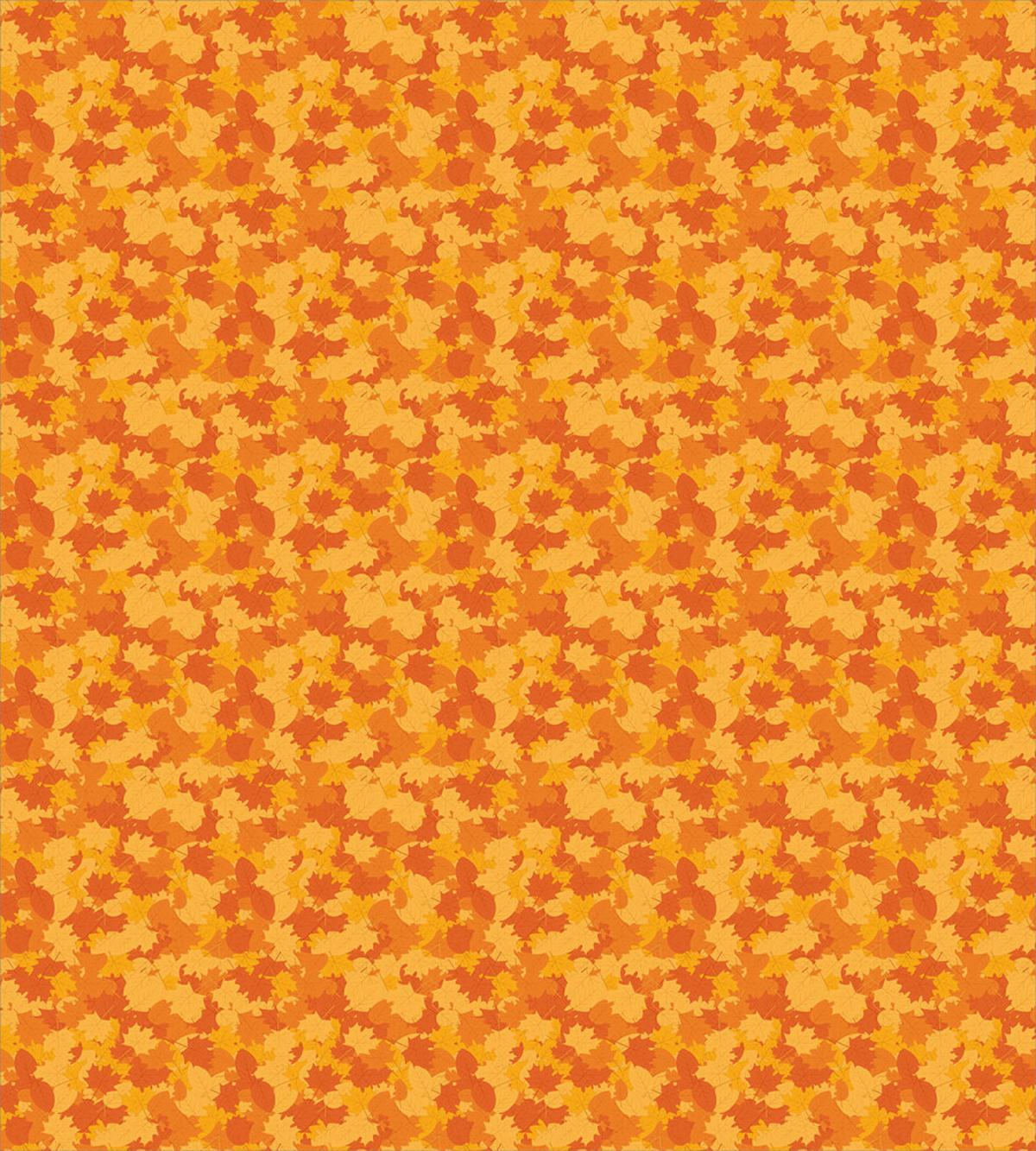 Cartoon Fallen Leaves — Pattern