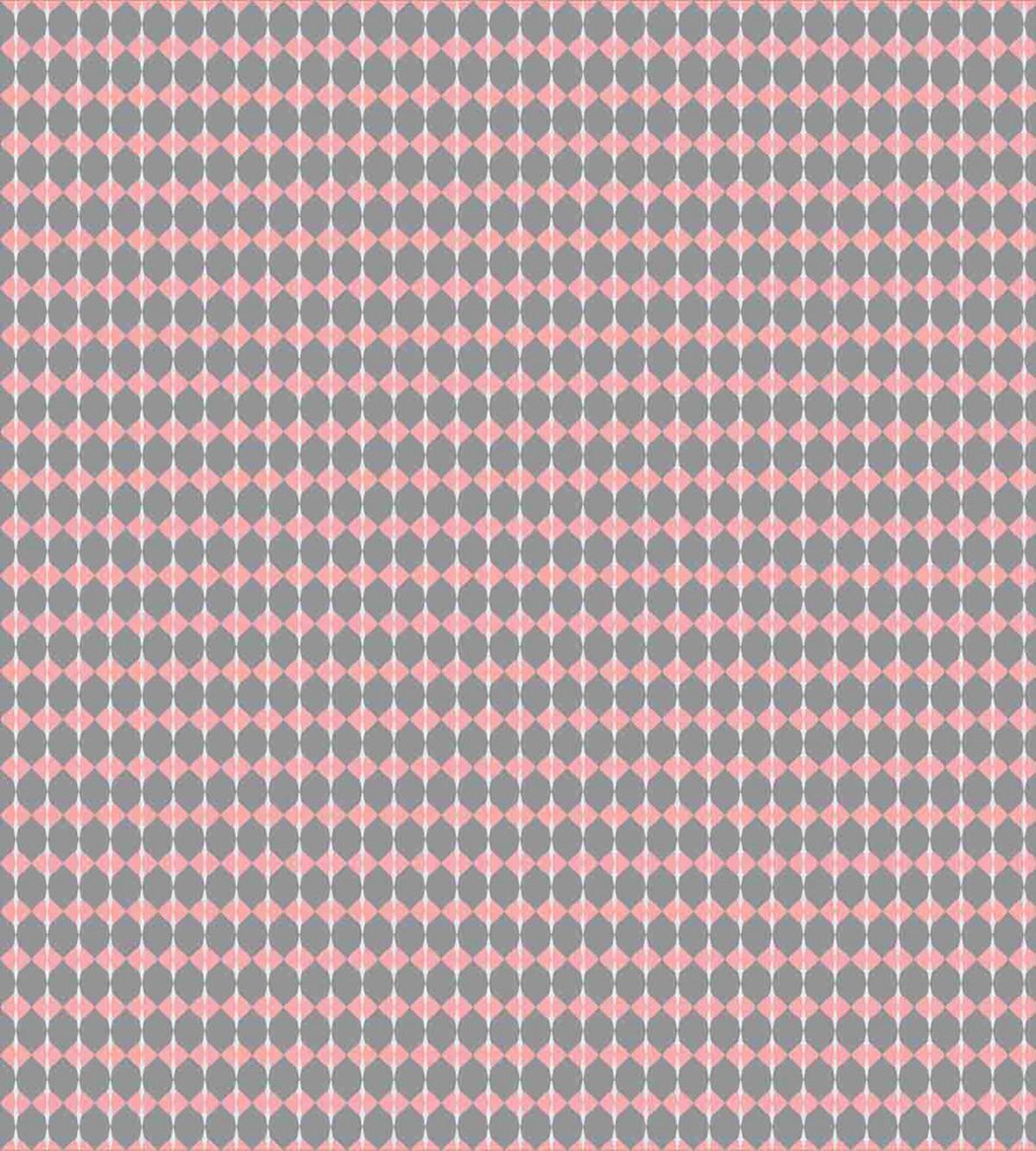 Round Edged Pink Rhombus — Pattern