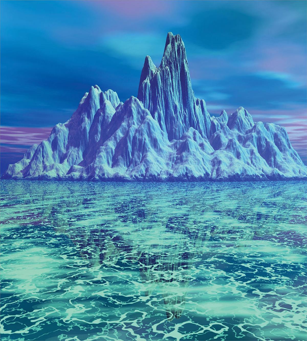 Arctic Landscape Scene — Pattern