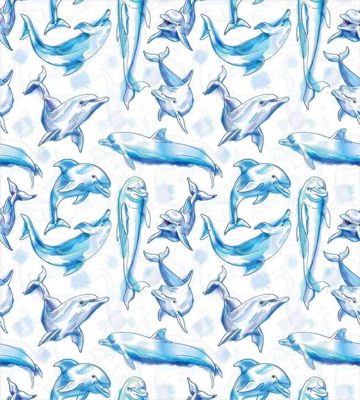 Sketch of Dolphins — Pattern