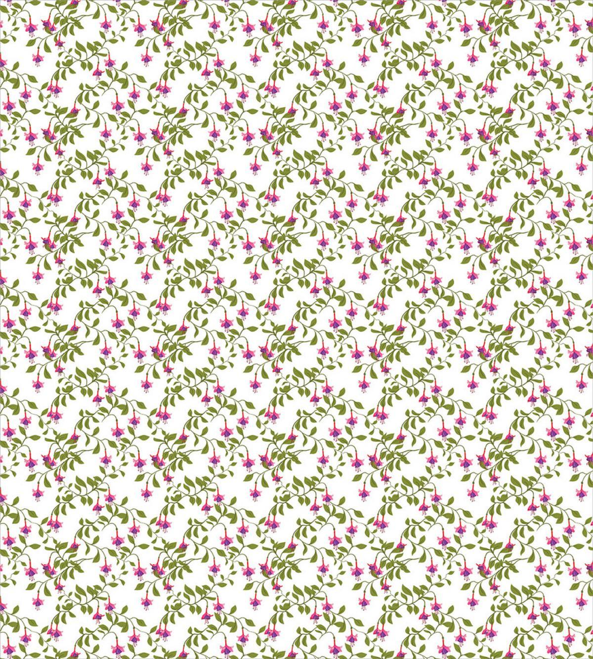 Fuchsia Flower in Blossom — Pattern