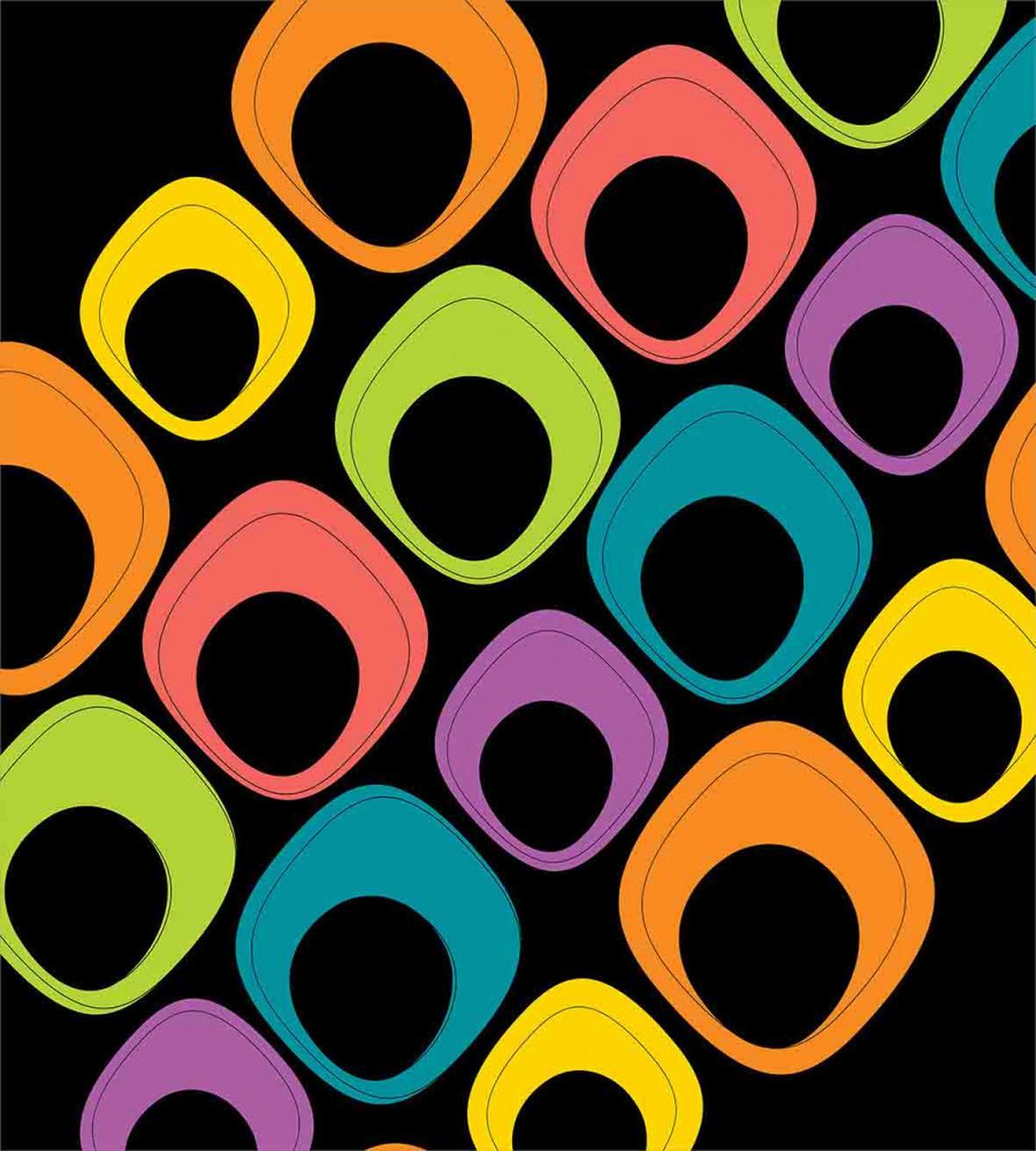 Colorful Oval Motifs — Pattern