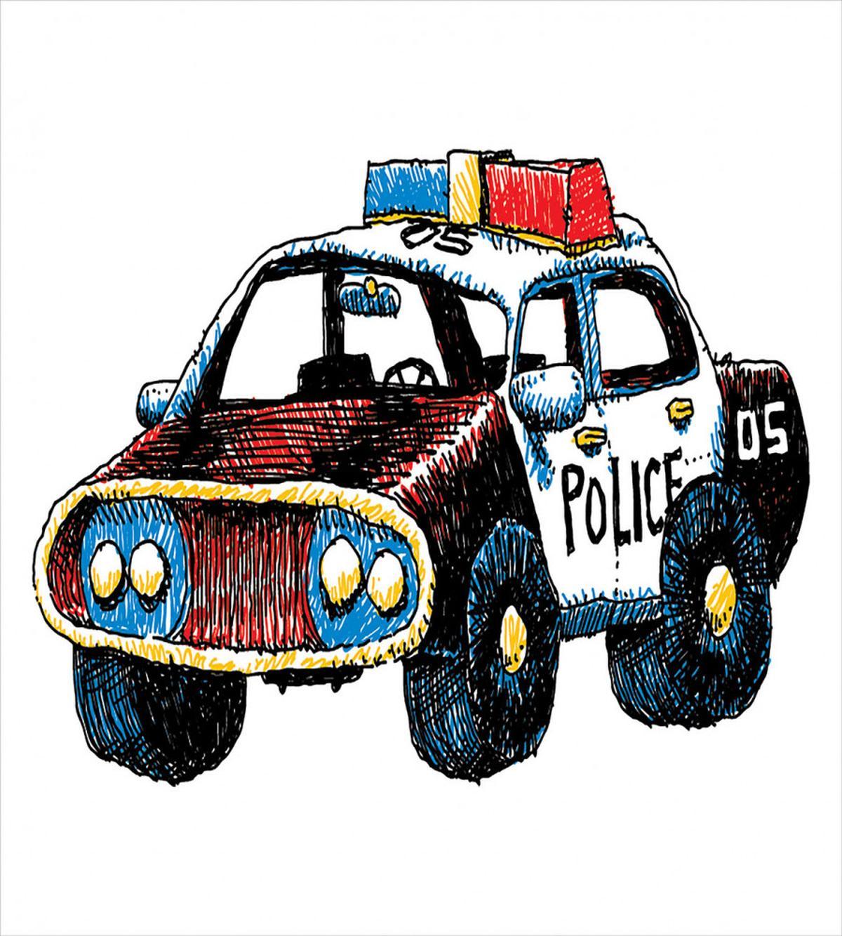 Sketchy Police Car — Pattern