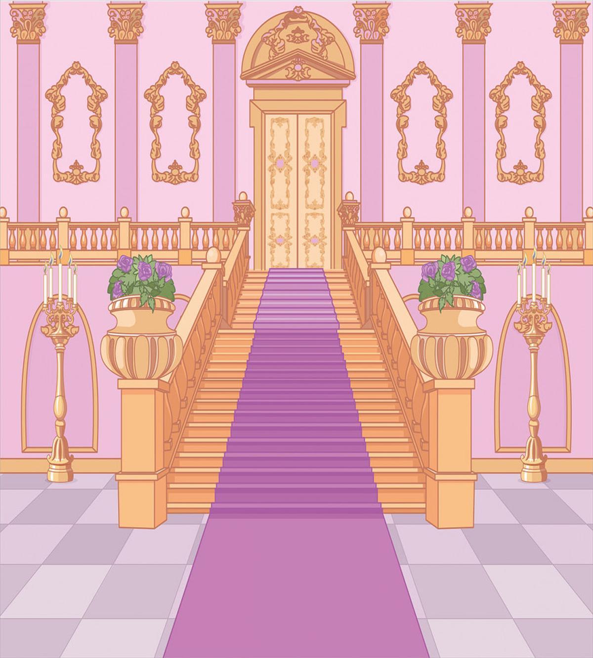 Palace Cartoon Interior Art — Pattern